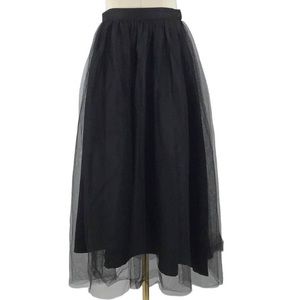 MAGNOLIA PLACE SZ 2XL 2x Plus Size Black Tulle Skirt NWT Size 2X